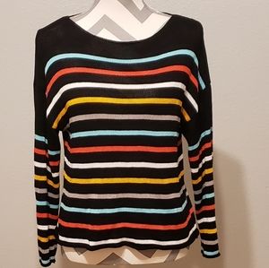 ZESICA CASUAL LOSE KNITTED CROPET PULLOVER SWEATER TOP SIZE L